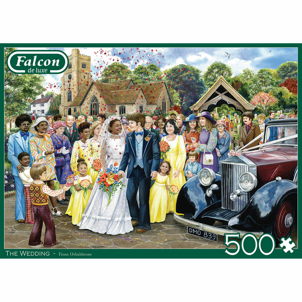 Jumbo Spiele Falcon The Wedding, Puzzle, Erwachsenenpuzzle, Puzzlespiel, 500 Teile, 11366