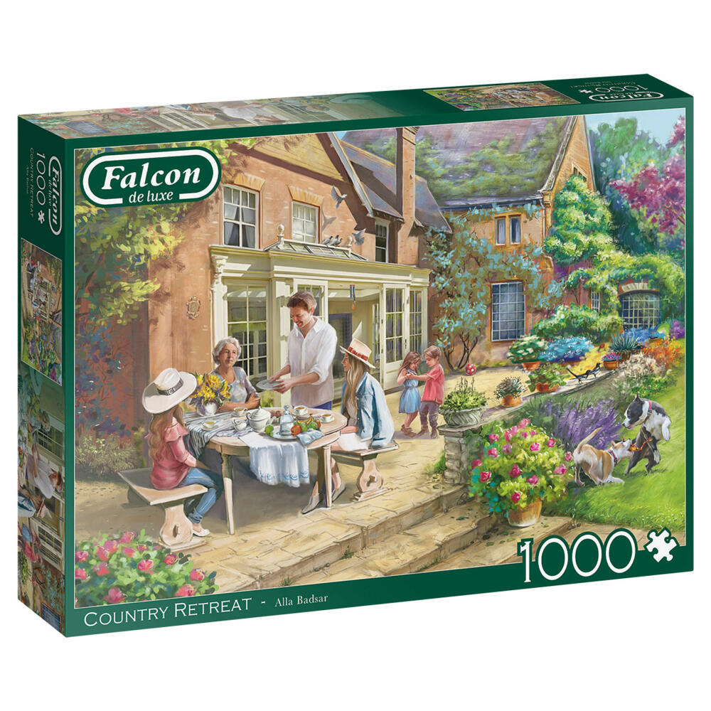 Jumbo Spiele Falcon Country House Retreat, Puzzle, Erwachsenenpuzzle, Puzzlespiel, 1000 Teile, 11296