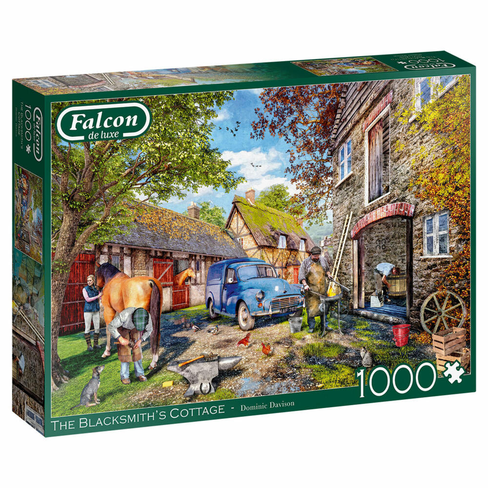 Jumbo Spiele Falcon The Blacksmiths Cottage, Puzzle, Erwachsenenpuzzle, Puzzlespiel, 1000 Teile, 11333