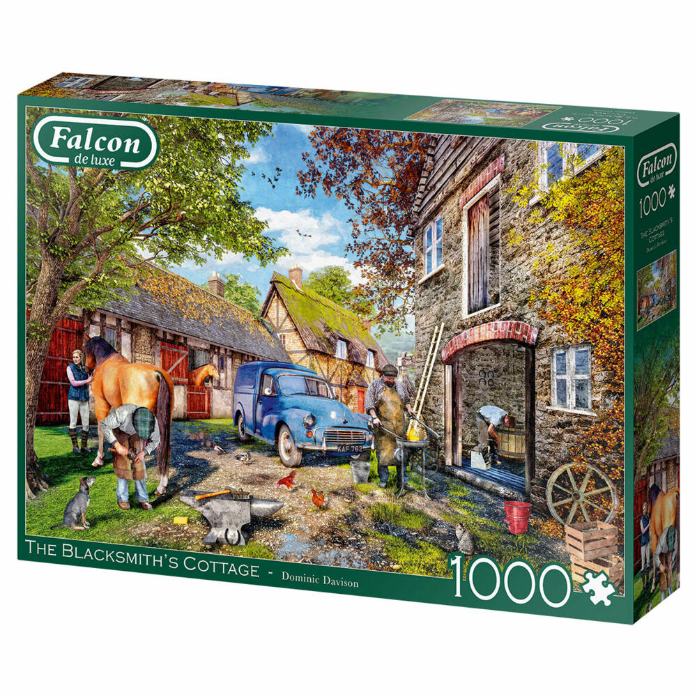 Jumbo Spiele Falcon The Blacksmiths Cottage, Puzzle, Erwachsenenpuzzle, Puzzlespiel, 1000 Teile, 11333