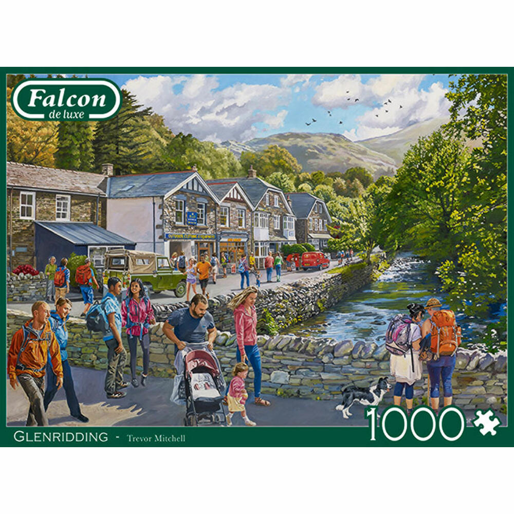 Jumbo Spiele Falcon Glenridding, Puzzle, Erwachsenenpuzzle, Puzzlespiel, 1000 Teile, 11327