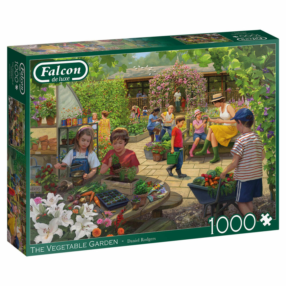 Jumbo Spiele Falcon Vegetable Garden, Puzzle, Erwachsenenpuzzle, Puzzlespiel, 1000 Teile, 11380