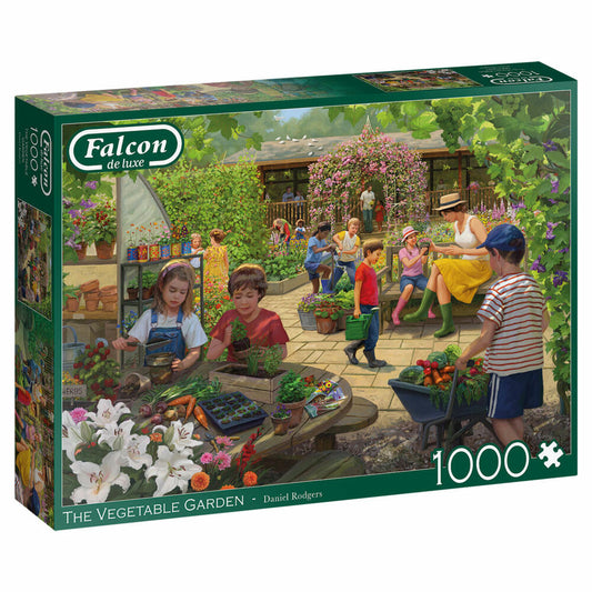 Jumbo Spiele Falcon Vegetable Garden, Puzzle, Erwachsenenpuzzle, Puzzlespiel, 1000 Teile, 11380