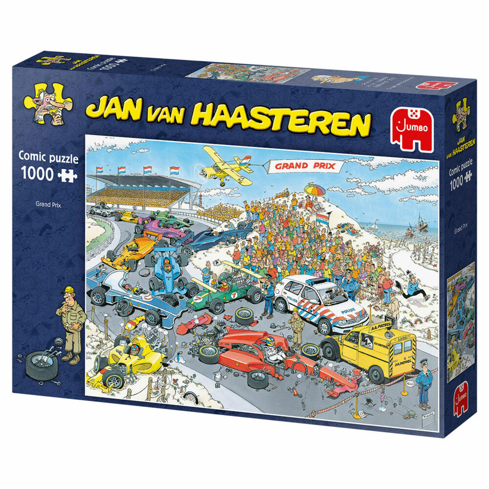 Jumbo Spiele Jan van Haasteren - Grand Prix, Puzzle, Erwachsenenpuzzle, Puzzlespiel, 1000 Teile, 19093