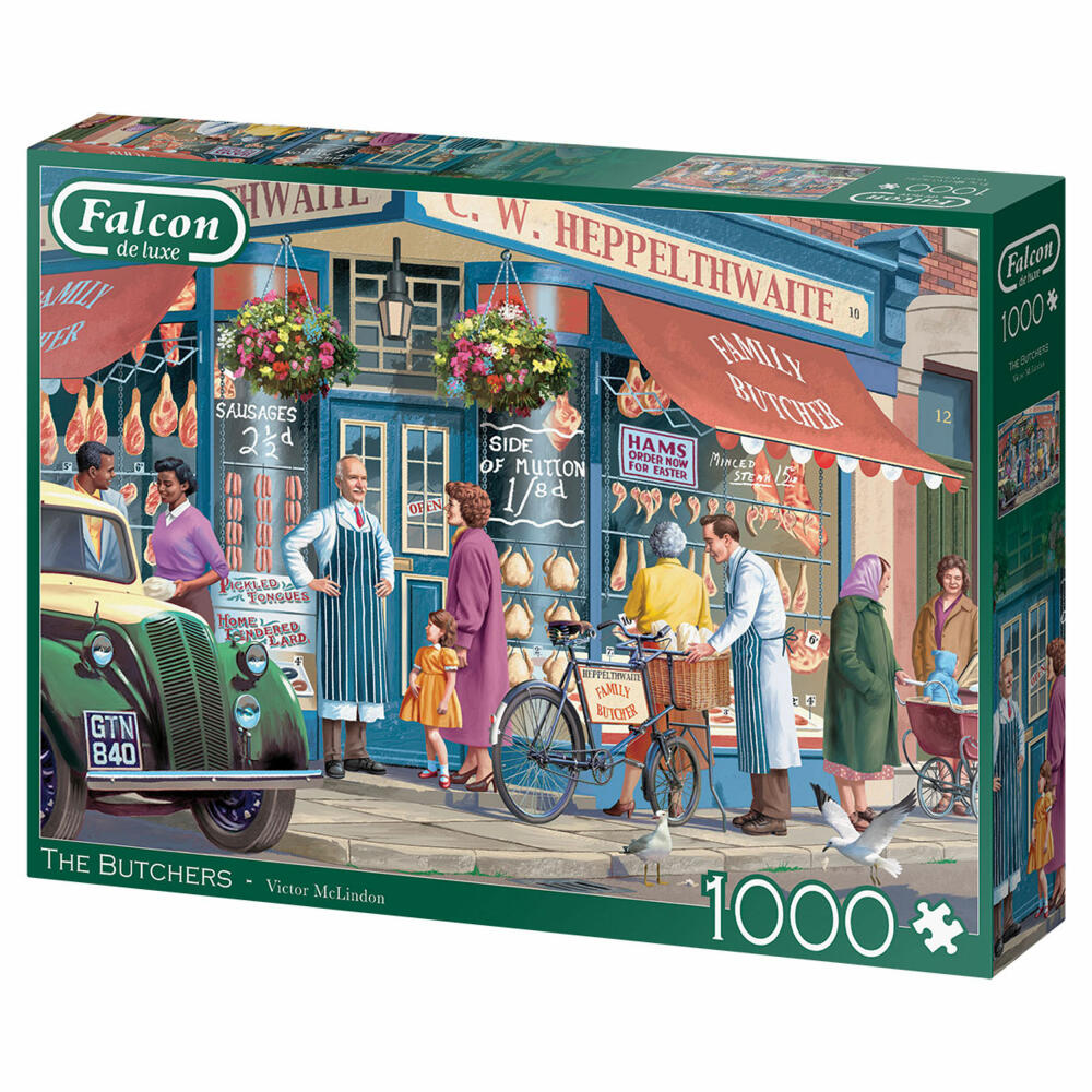 Jumbo Spiele Falcon The Butchers, Puzzle, Erwachsenenpuzzle, Puzzlespiel, 1000 Teile, 11372