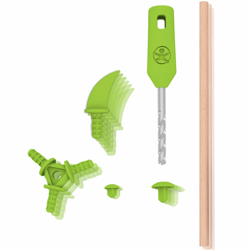 HABA Terra Kids Connectors Konstruktions-Set Fische, Bausatz, Baukasten, Konstruktionsspielzeug, ab 8 Jahren, 306310