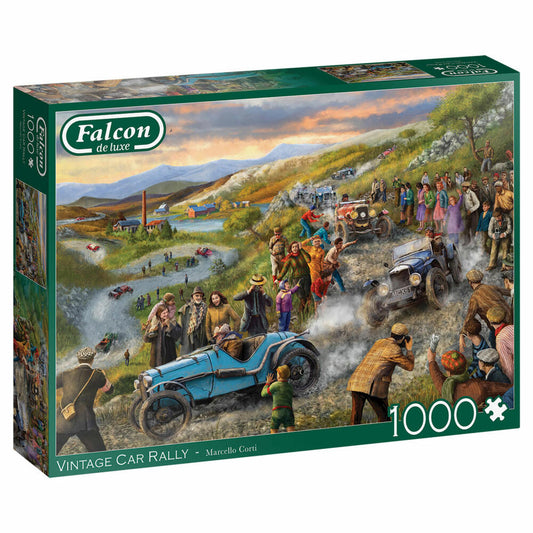 Jumbo Spiele Falcon Vintage Car Rally, Puzzle, Erwachsenenpuzzle, Puzzlespiel, 1000 Teile, 11347