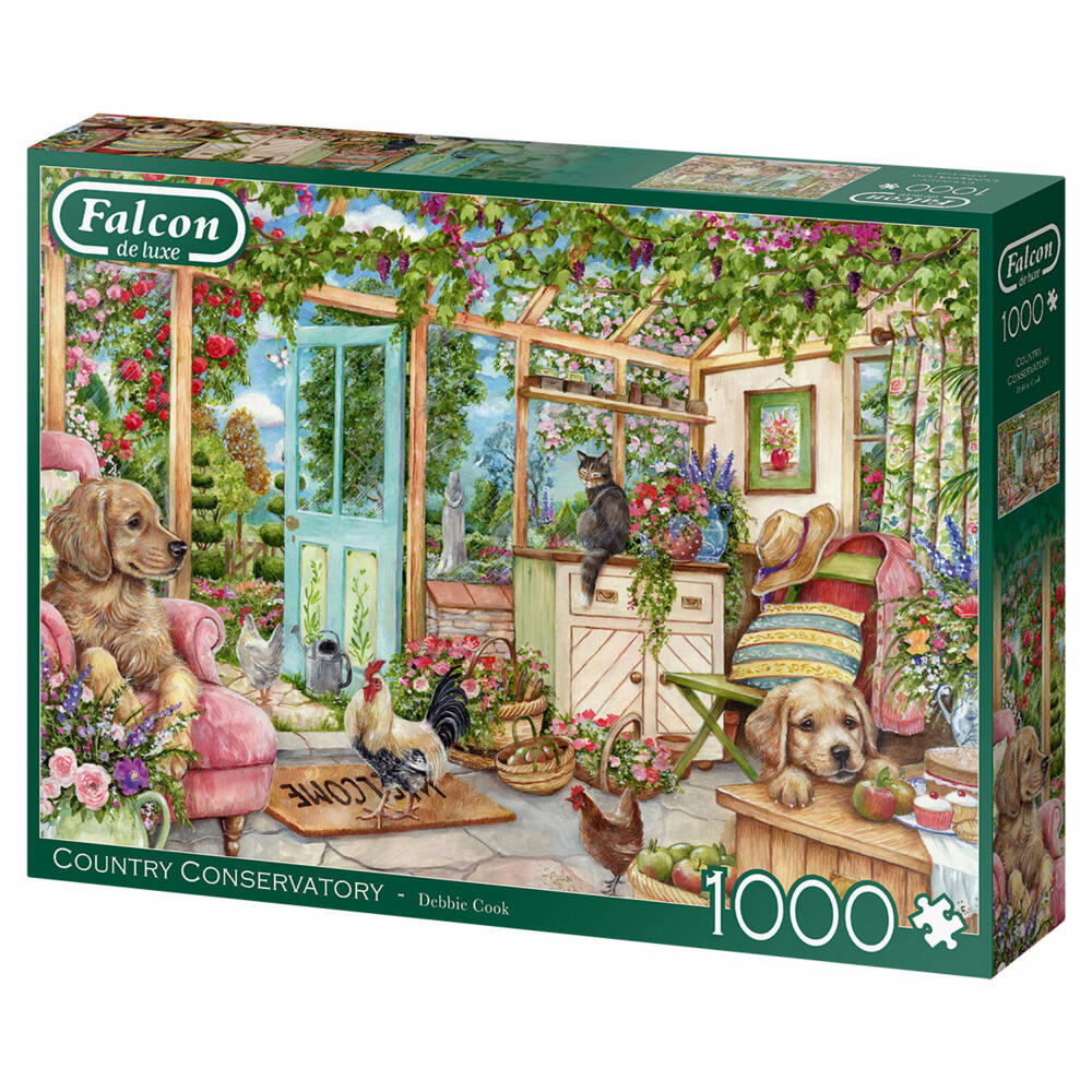 Jumbo Spiele Falcon Country Conservatory, Puzzle, Erwachsenenpuzzle, Puzzlespiel, 1000 Teile, 11314