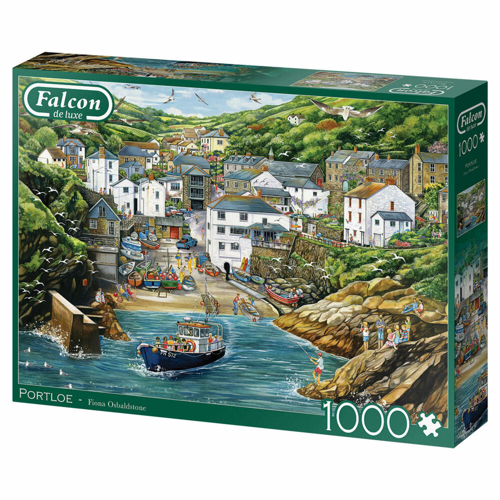 Jumbo Spiele Falcon Portloe, Puzzle, Erwachsenenpuzzle, Puzzlespiel, 1000 Teile, 11349