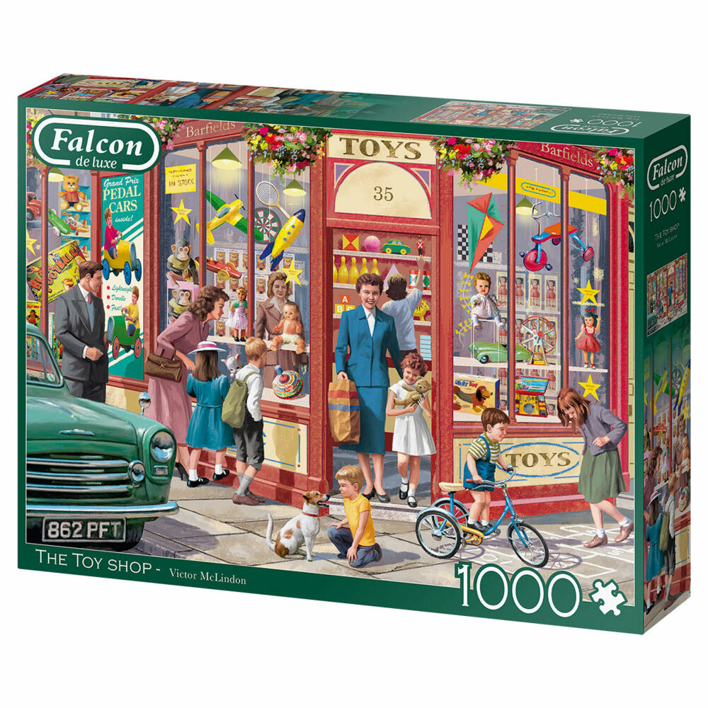 Jumbo Spiele Falcon The Toy Shop, Puzzle, Erwachsenenpuzzle, Puzzlespiel, 1000 Teile, 11284