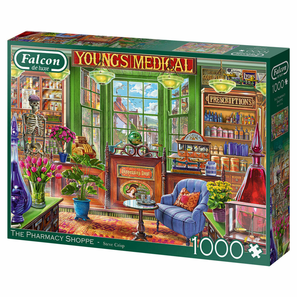 Jumbo Spiele Falcon The Pharmacy Shoppe, Puzzle, Erwachsenenpuzzle, Puzzlespiel, 1000 Teile, 11334