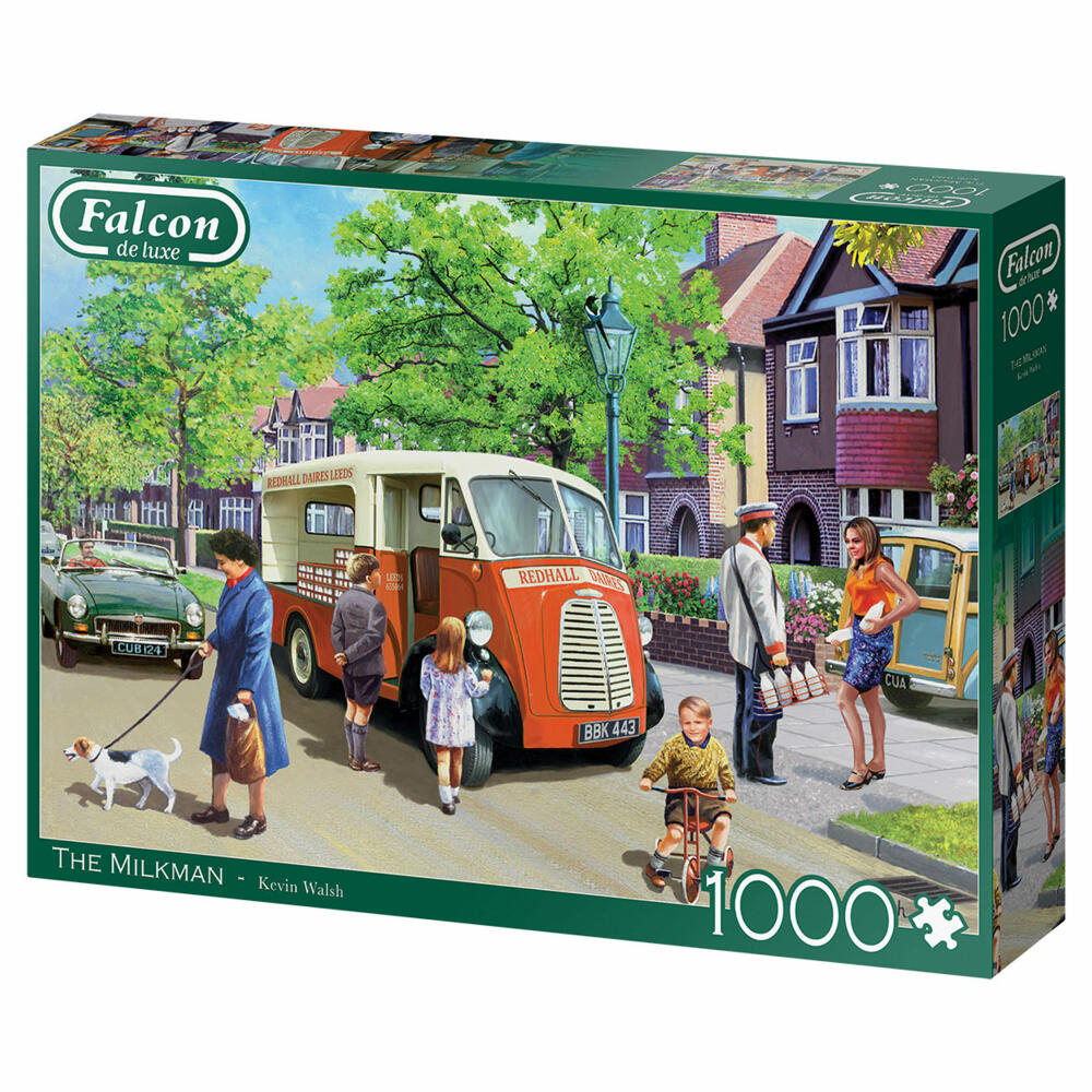 Jumbo Spiele Falcon The Milkman, Puzzle, Erwachsenenpuzzle, Puzzlespiel, 1000 Teile, 11324