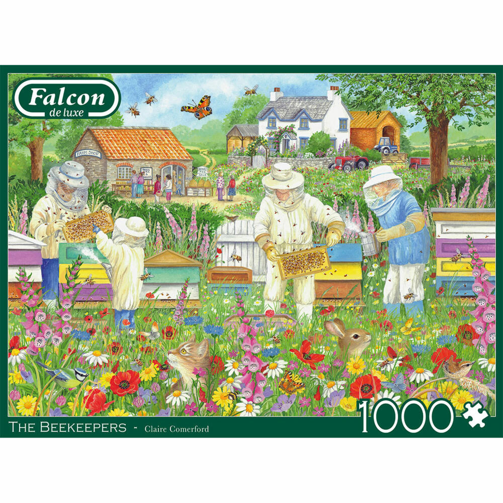 Jumbo Spiele Falcon The Beekeepers, Puzzle, Erwachsenenpuzzle, Puzzlespiel, 1000 Teile, 11381