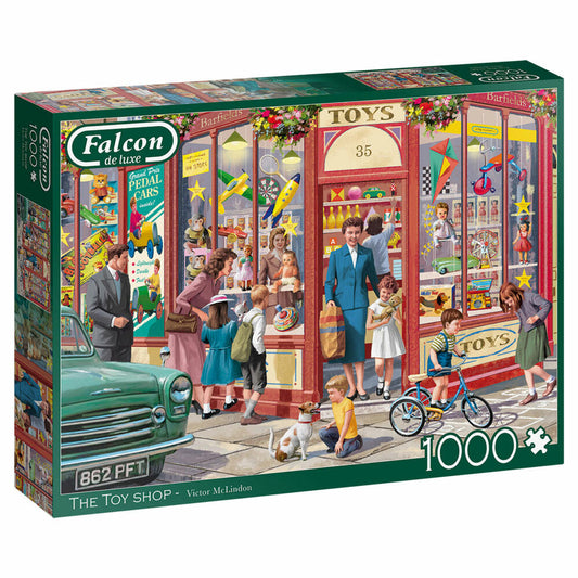 Jumbo Spiele Falcon The Toy Shop, Puzzle, Erwachsenenpuzzle, Puzzlespiel, 1000 Teile, 11284