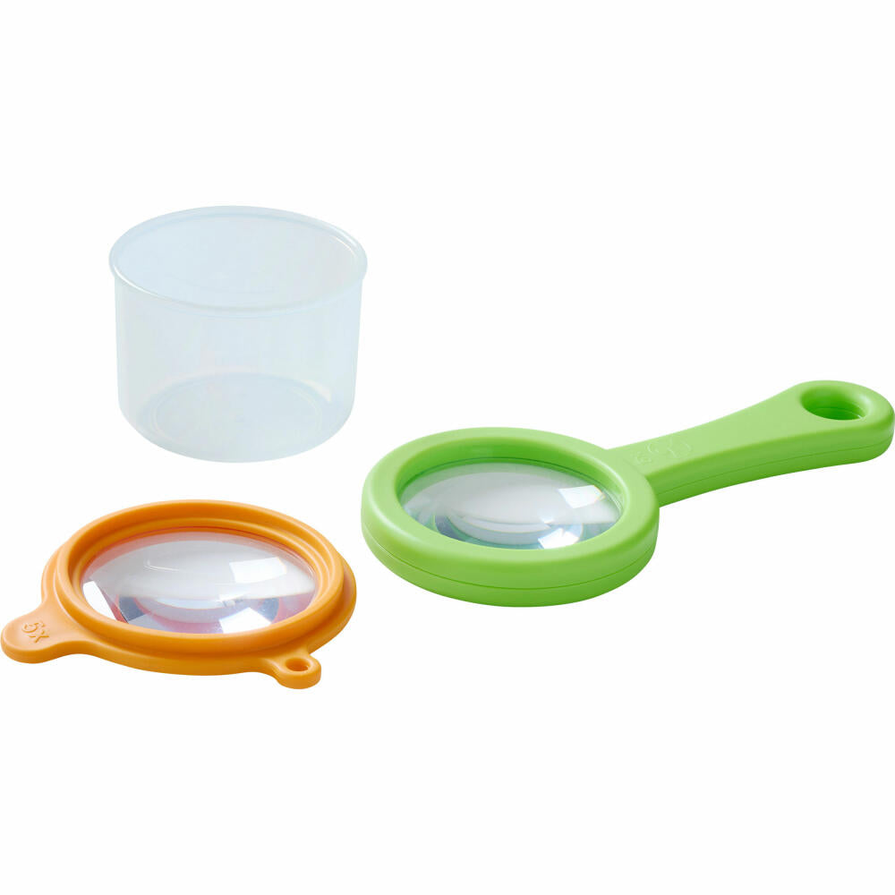 HABA Terra Kids Becherlupe, 3in1, Becher Lupe, Lupenglas, Forschen, Entdecken, Kinder, 306311