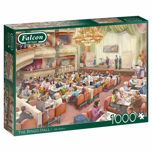 Jumbo Spiele Falcon The Bingo Hall, Puzzle, Erwachsenenpuzzle, Puzzlespiel, 1000 Teile, 11316