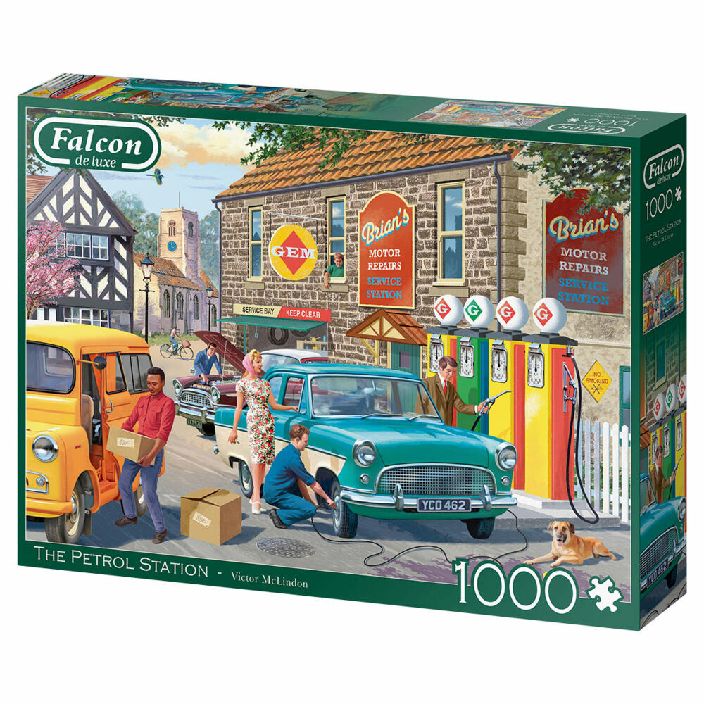 Jumbo Spiele Falcon The Petrol Station, Puzzle, Erwachsenenpuzzle, Puzzlespiel, 1000 Teile, 11321