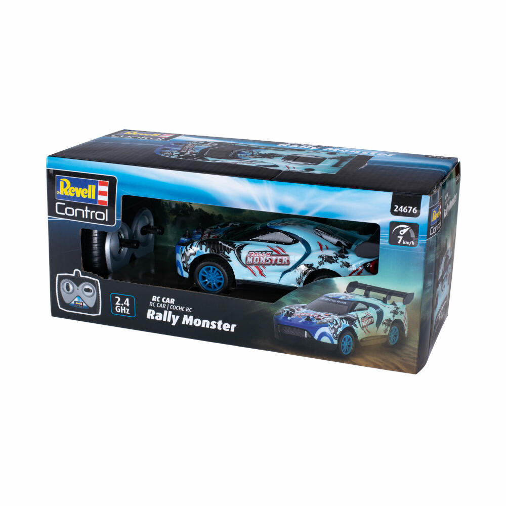 Revell Control Fernlenk-Fahrzeug RC Rally Monster, 2.4 GHz Steuerung, 24676