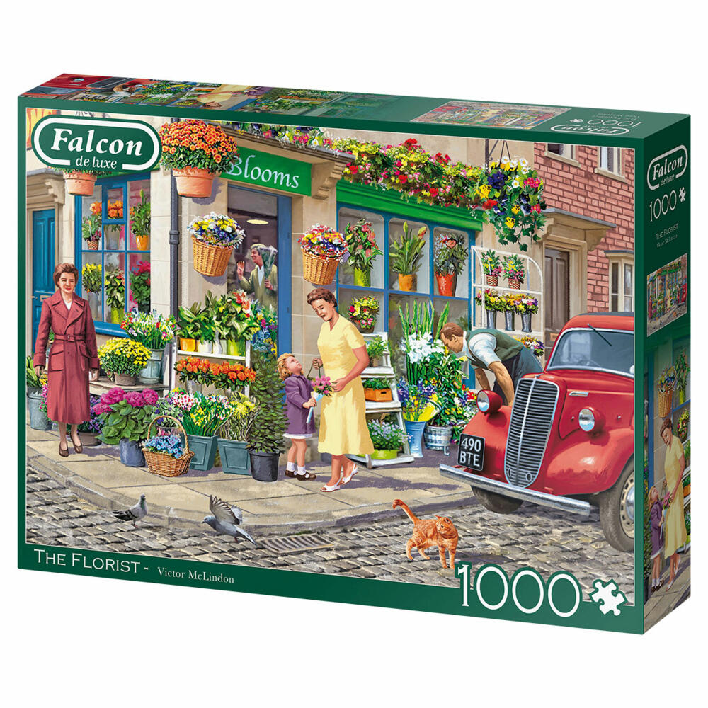 Jumbo Spiele Falcon The Florist, Puzzle, Erwachsenenpuzzle, Puzzlespiel, 1000 Teile, 11297