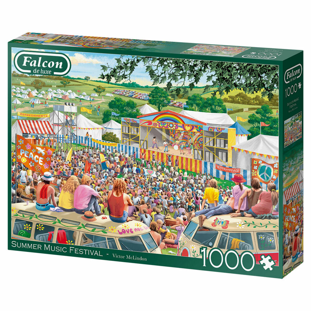 Jumbo Spiele Falcon Summer Music Festival, Puzzle, Erwachsenenpuzzle, Puzzlespiel, 1000 Teile, 11304