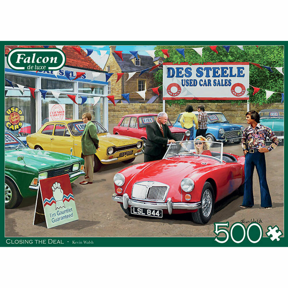 Jumbo Spiele Falcon Closing the Deal, Puzzle, Erwachsenenpuzzle, Puzzlespiel, 500 Teile, 11344