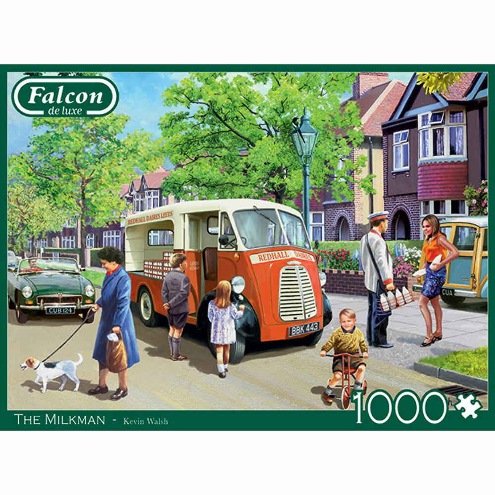 Jumbo Spiele Falcon The Milkman, Puzzle, Erwachsenenpuzzle, Puzzlespiel, 1000 Teile, 11324