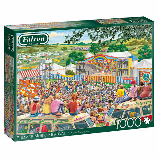 Jumbo Spiele Falcon Summer Music Festival, Puzzle, Erwachsenenpuzzle, Puzzlespiel, 1000 Teile, 11304