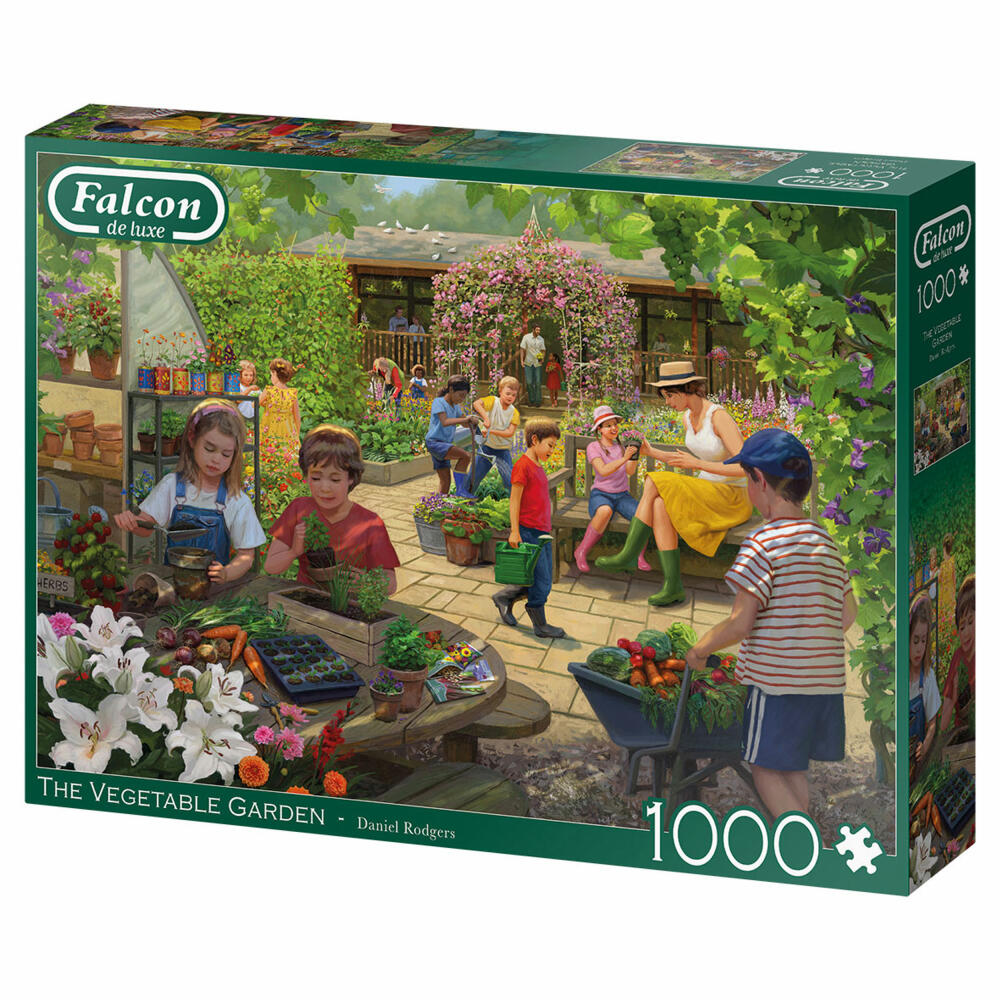 Jumbo Spiele Falcon Vegetable Garden, Puzzle, Erwachsenenpuzzle, Puzzlespiel, 1000 Teile, 11380