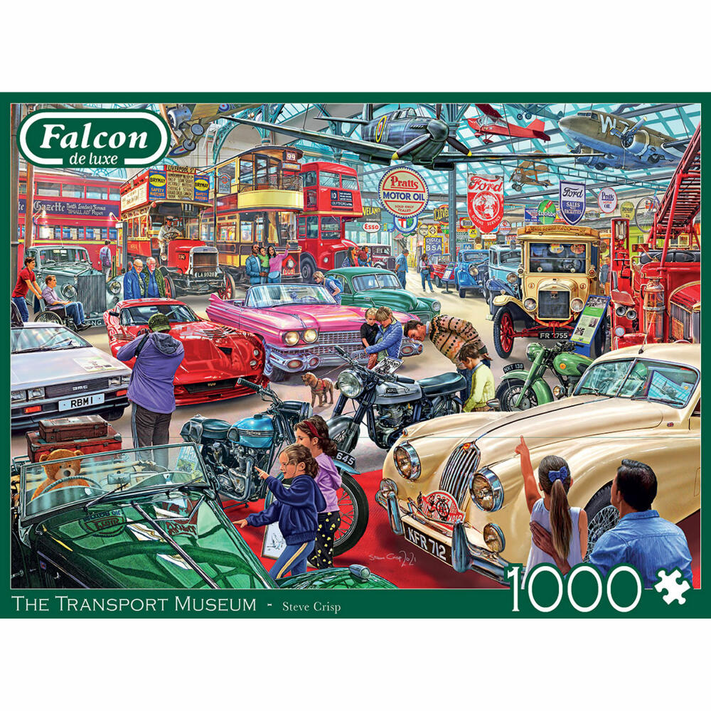 Jumbo Spiele Falcon The Transport Museum, Puzzle, Erwachsenenpuzzle, Puzzlespiel, 1000 Teile, 11392