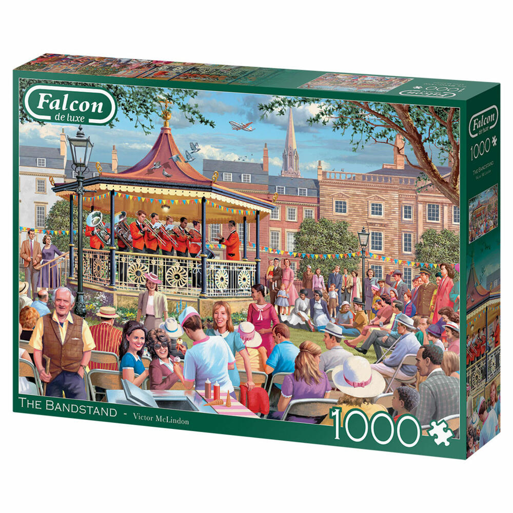 Jumbo Spiele Falcon The Bandstand, Puzzle, Erwachsenenpuzzle, Puzzlespiel, 1000 Teile, 11330