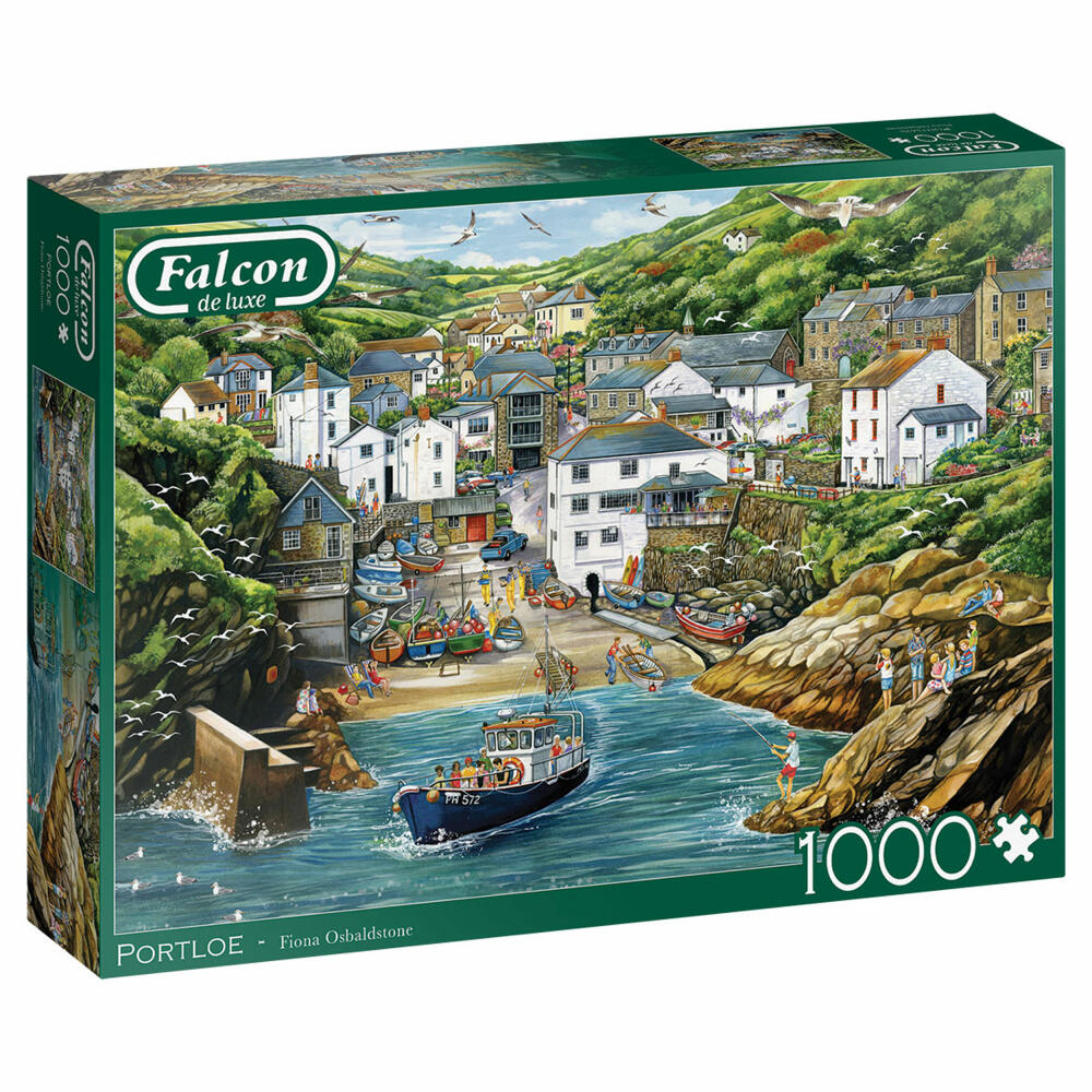 Jumbo Spiele Falcon Portloe, Puzzle, Erwachsenenpuzzle, Puzzlespiel, 1000 Teile, 11349