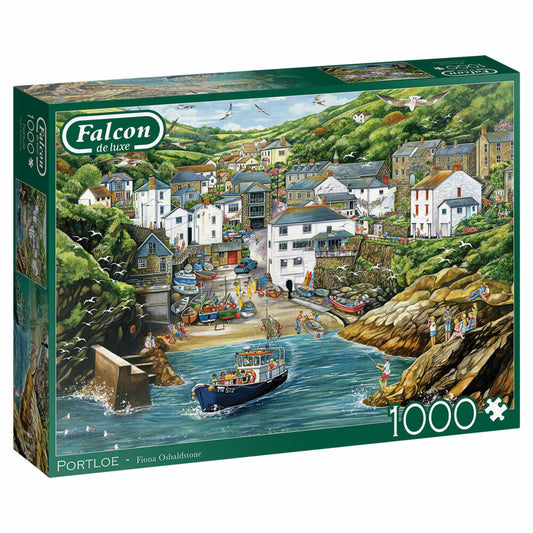 Jumbo Spiele Falcon Portloe, Puzzle, Erwachsenenpuzzle, Puzzlespiel, 1000 Teile, 11349