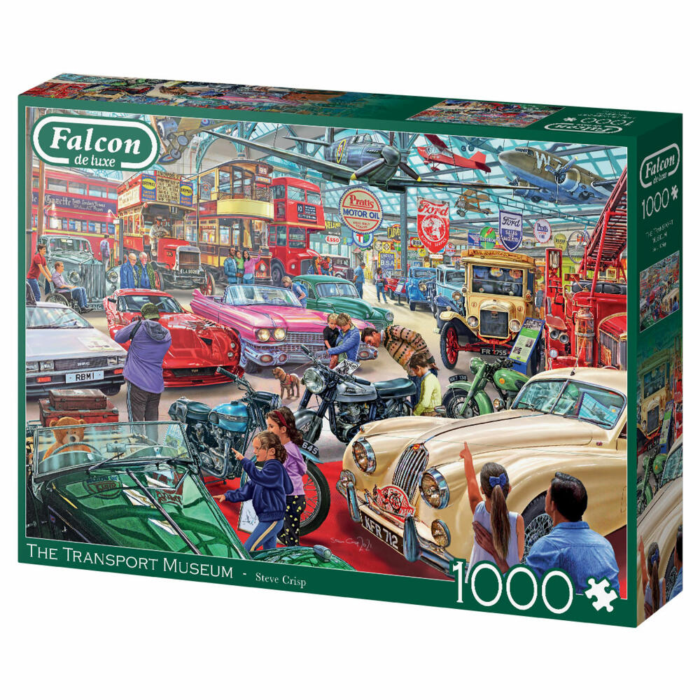 Jumbo Spiele Falcon The Transport Museum, Puzzle, Erwachsenenpuzzle, Puzzlespiel, 1000 Teile, 11392