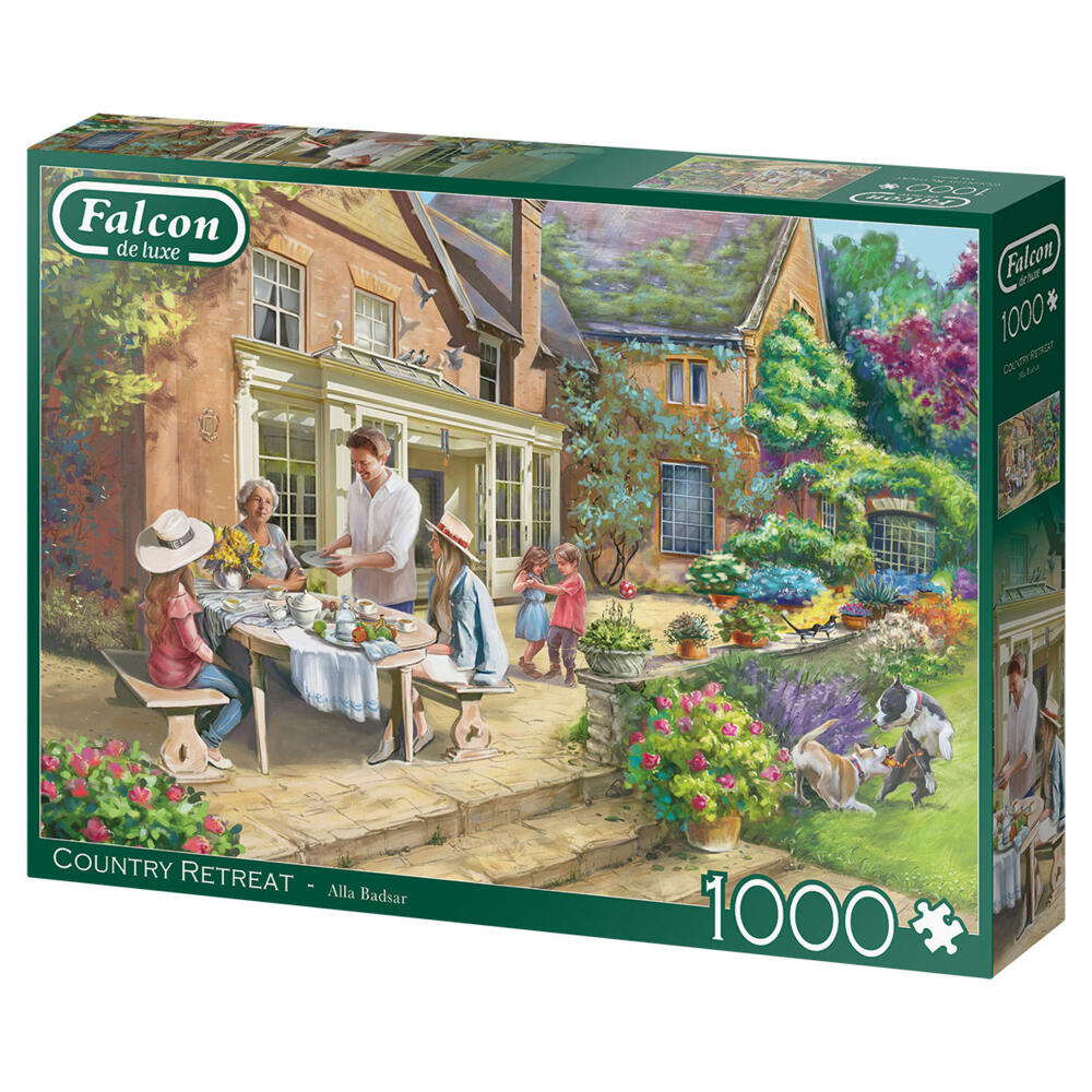 Jumbo Spiele Falcon Country House Retreat, Puzzle, Erwachsenenpuzzle, Puzzlespiel, 1000 Teile, 11296