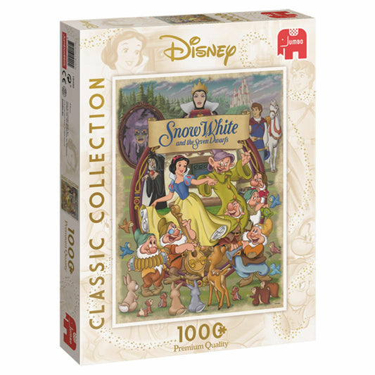 Jumbo Spiele Disney Classic Collection Snow White, Puzzle, Erwachsenenpuzzle, Puzzlespiel, 1000 Teile, 19490