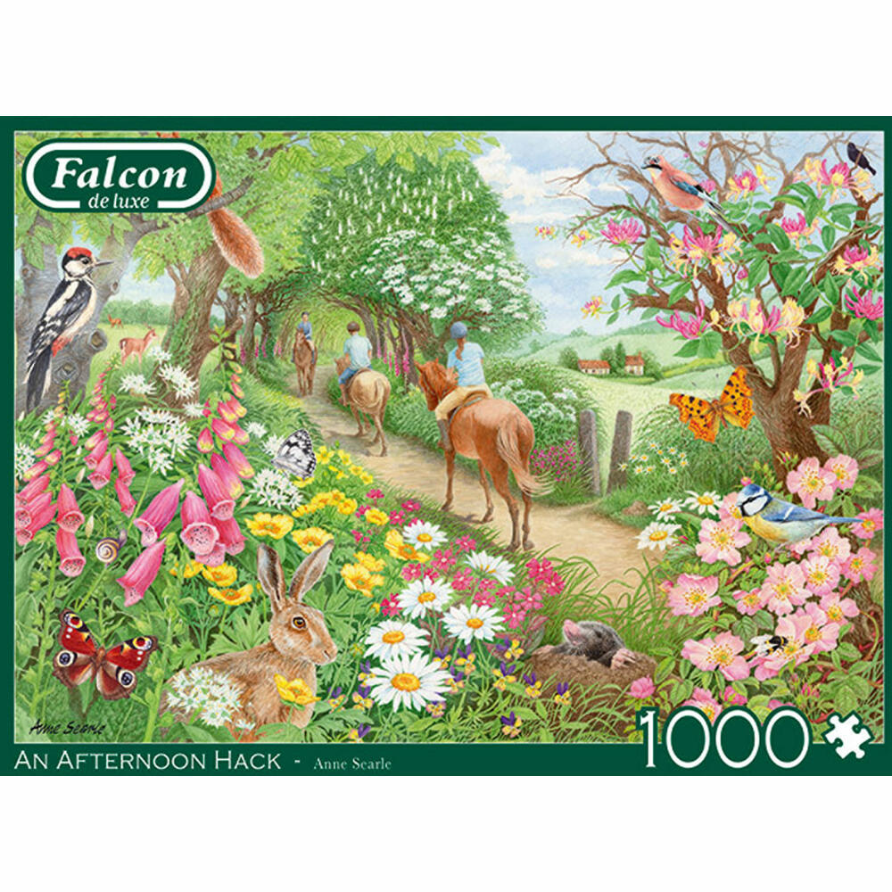 Jumbo Spiele Falcon An Afternoon Hack, Puzzle, Erwachsenenpuzzle, Puzzlespiel, 1000 Teile, 11288