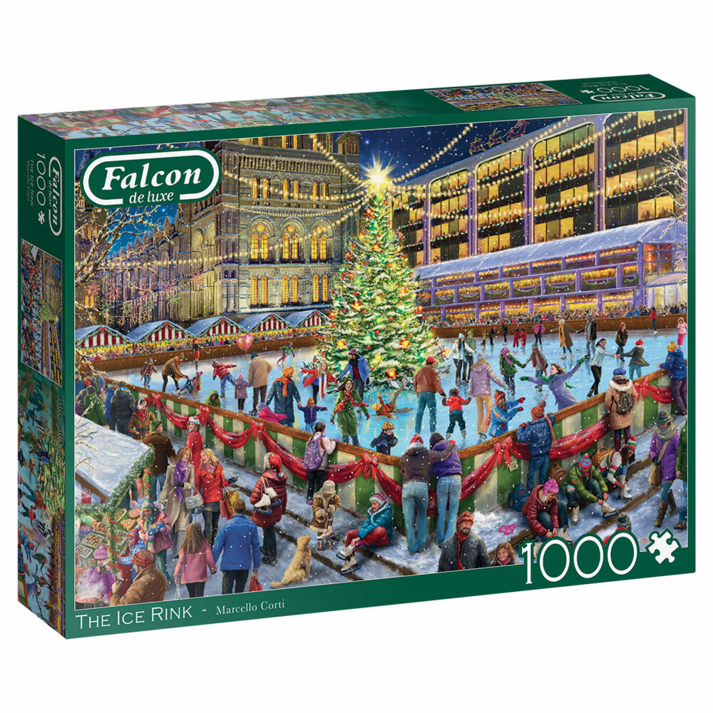 Jumbo Spiele Falcon The Ice Rink, Puzzle, Erwachsenenpuzzle, Puzzlespiel, 1000 Teile, 11342