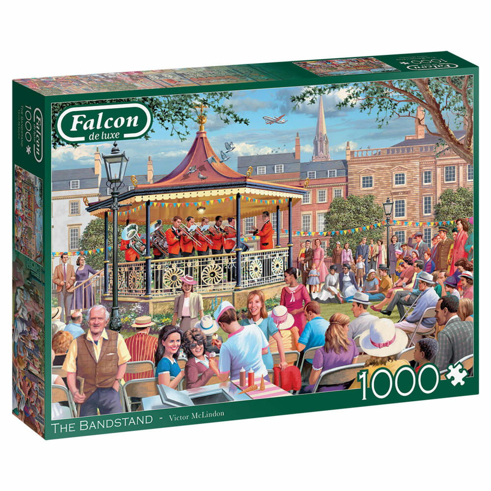 Jumbo Spiele Falcon The Bandstand, Puzzle, Erwachsenenpuzzle, Puzzlespiel, 1000 Teile, 11330