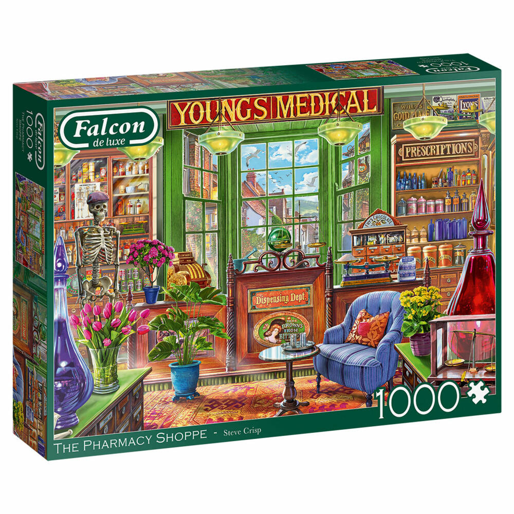 Jumbo Spiele Falcon The Pharmacy Shoppe, Puzzle, Erwachsenenpuzzle, Puzzlespiel, 1000 Teile, 11334