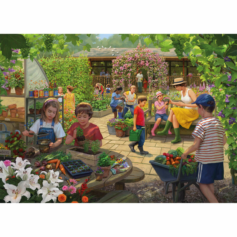 Jumbo Spiele Falcon Vegetable Garden, Puzzle, Erwachsenenpuzzle, Puzzlespiel, 1000 Teile, 11380