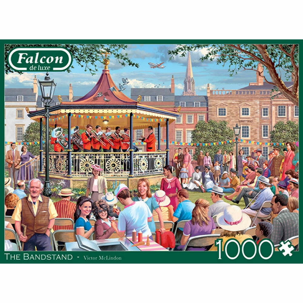 Jumbo Spiele Falcon The Bandstand, Puzzle, Erwachsenenpuzzle, Puzzlespiel, 1000 Teile, 11330