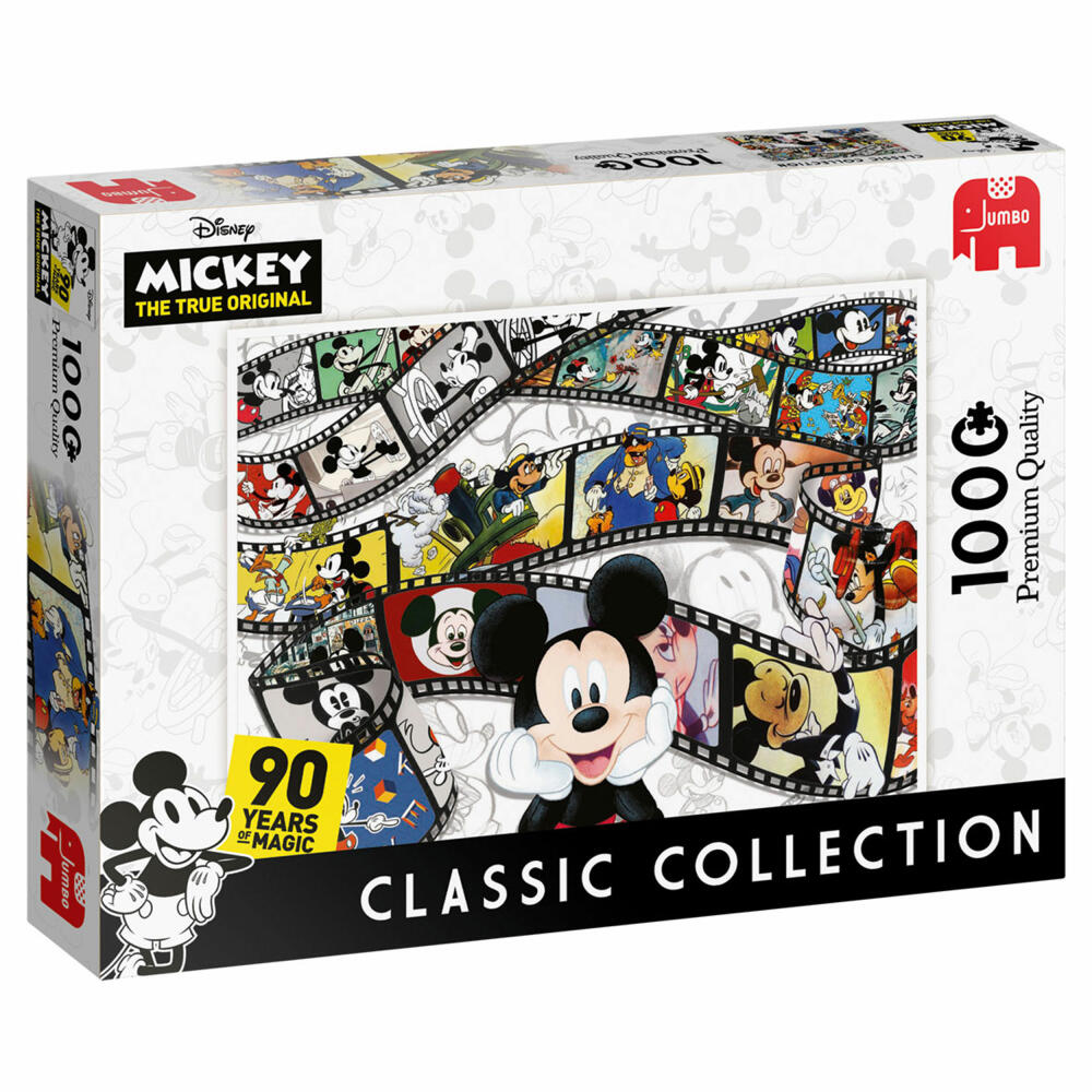 Jumbo Spiele Disney Mickey 90th Anniversary, Puzzle, Erwachsenenpuzzle, Puzzlespiel, 1000 Teile, 19493