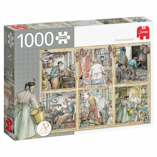 Jumbo Spiele Handwerkskunst, Puzzle, Erwachsenenpuzzle, Puzzlespiel, 1000 Teile, 18817