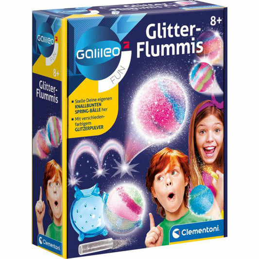 Clementoni Galileo Glitter-Flummis