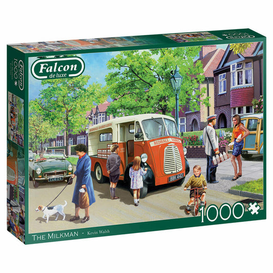 Jumbo Spiele Falcon The Milkman, Puzzle, Erwachsenenpuzzle, Puzzlespiel, 1000 Teile, 11324