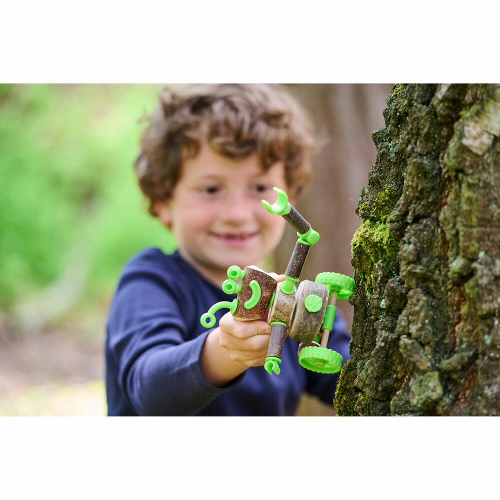 HABA Terra Kids Connectors Konstruktions-Set Waldhelden, Bausatz, Baukasten, Konstruktionsspielzeug, ab 8 Jahren, 306308