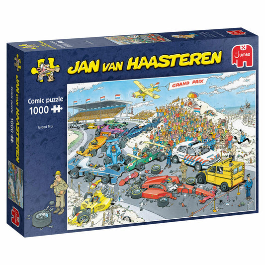 Jumbo Spiele Jan van Haasteren - Grand Prix, Puzzle, Erwachsenenpuzzle, Puzzlespiel, 1000 Teile, 19093