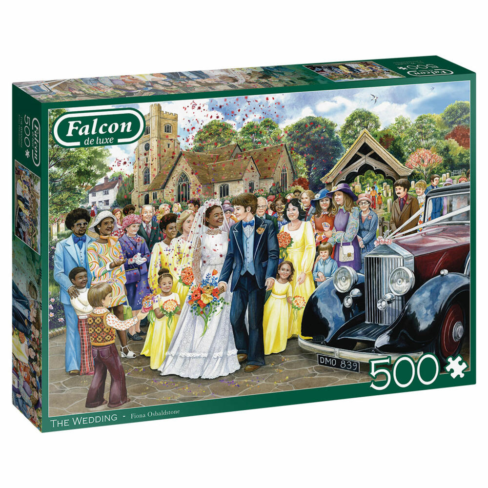 Jumbo Spiele Falcon The Wedding, Puzzle, Erwachsenenpuzzle, Puzzlespiel, 500 Teile, 11366