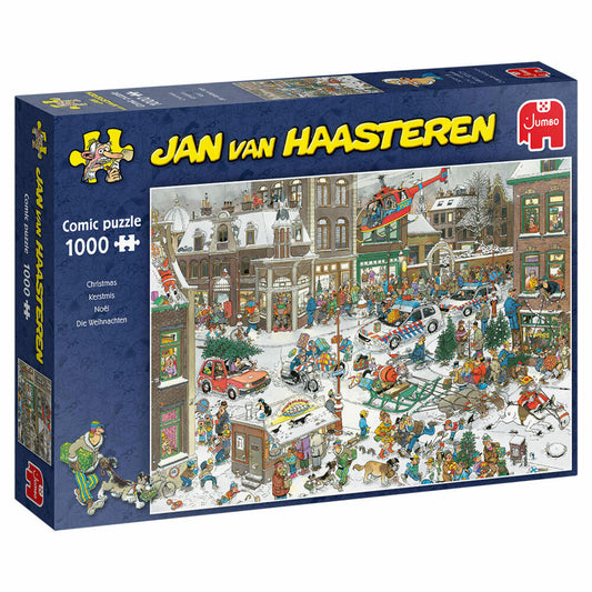 Jumbo Spiele Jan van Haasteren - Weihnachten, Puzzle, Erwachsenenpuzzle, Puzzlespiel, 1000 Teile, 13007