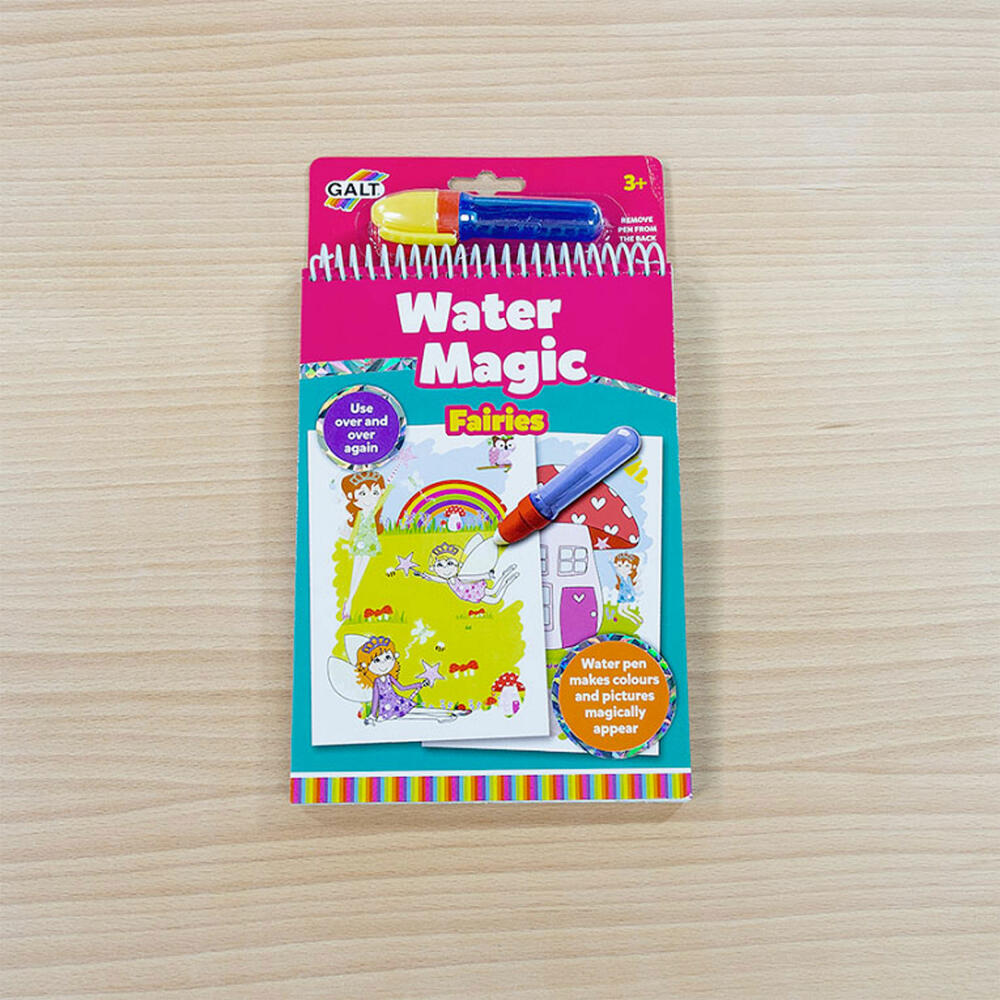 Jumbo Spiele GALT Water Magic Feen, Malbuch, Malen mit Wasser, Wasserstift, ab 3 Jahre, 1004399